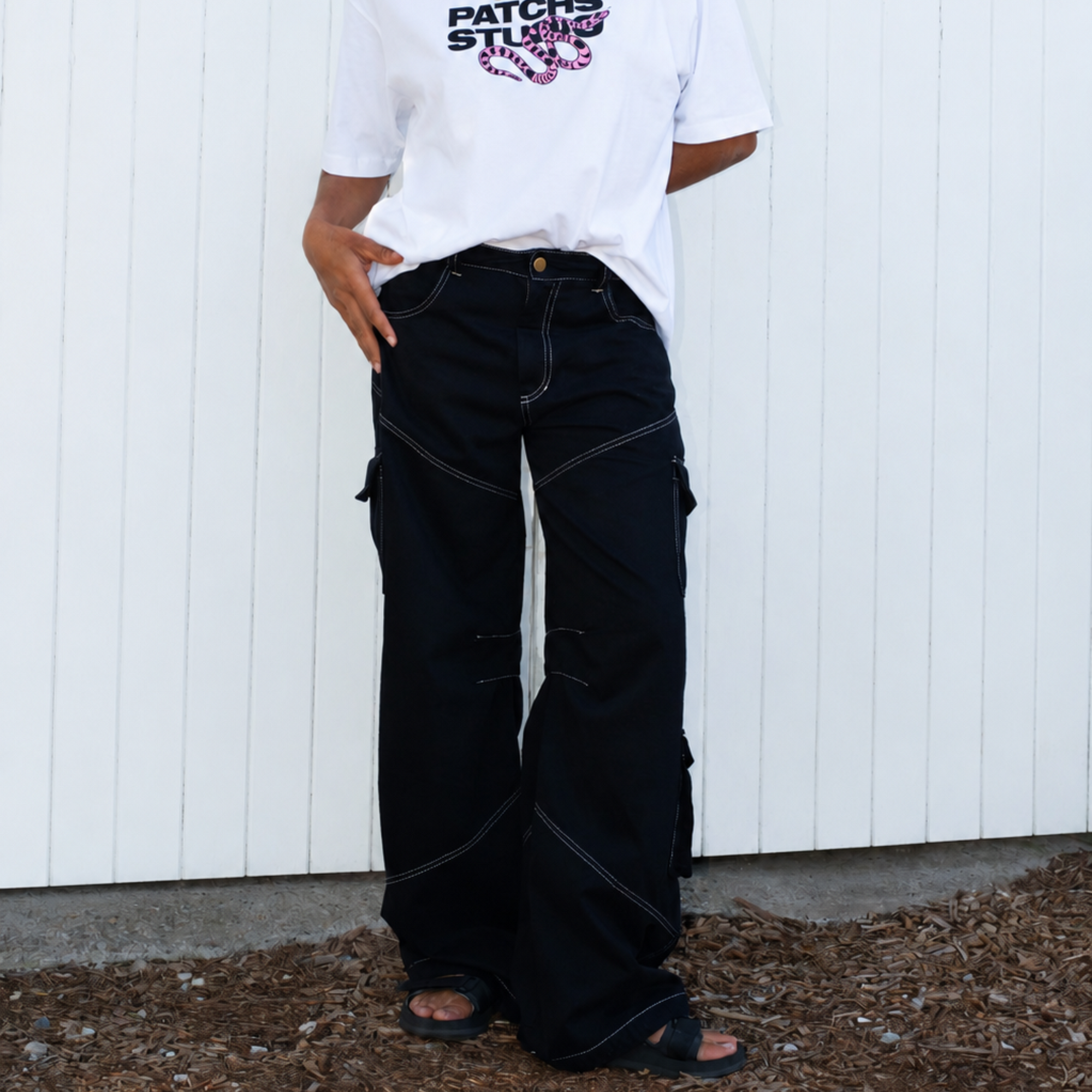PATCHS STUDIO BLACK CARGOS
