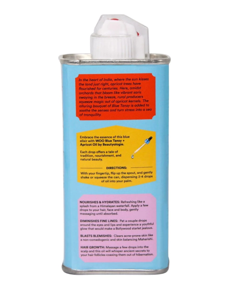 WOO BLUE TANSY + APRICOT OIL