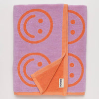 BAGGU BATH TOWEL: HAPPY LILAC