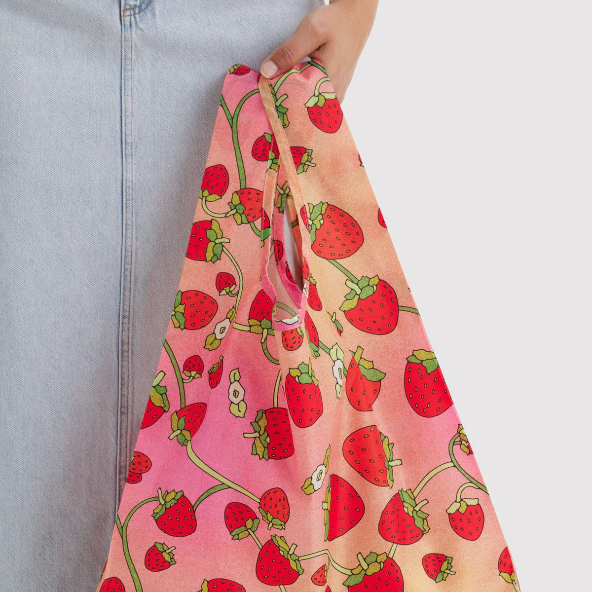 BAGGU STANDARD BAG: STRAWBERRY BLOSSOM