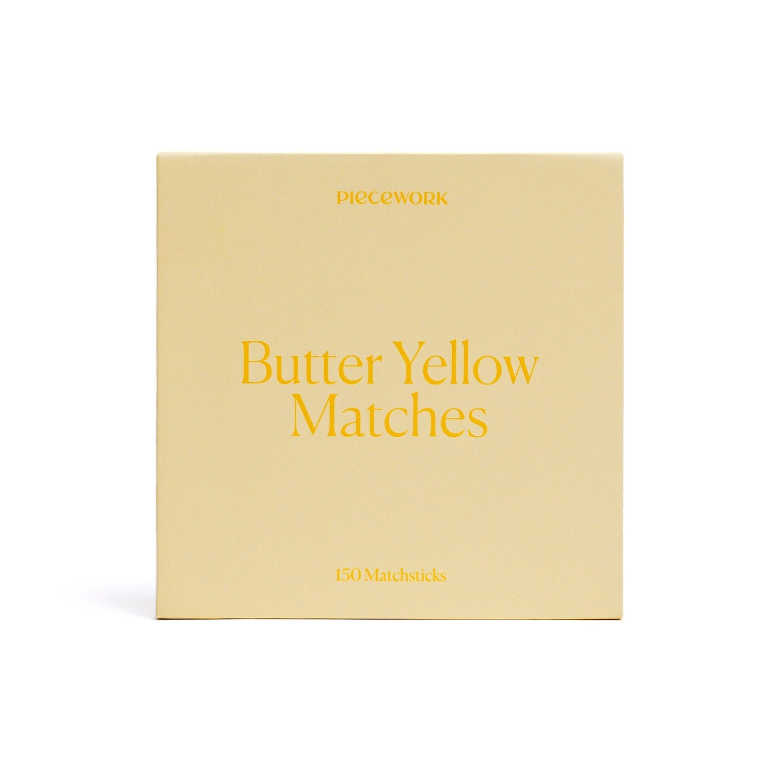 PIECEWORK MATCHSTICKS: BUTTER YELLOW