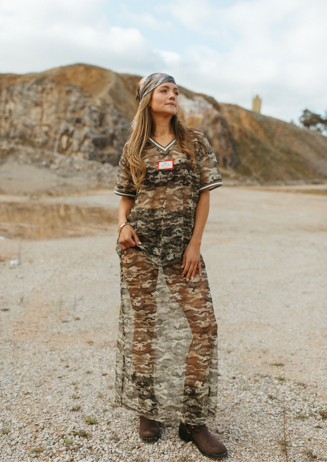 FAR MER CAMO LACE SKIRT 1