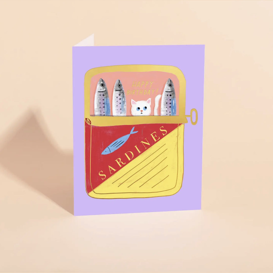 CAROLYN SUZUKI STUDIO TINNED FISH CARD