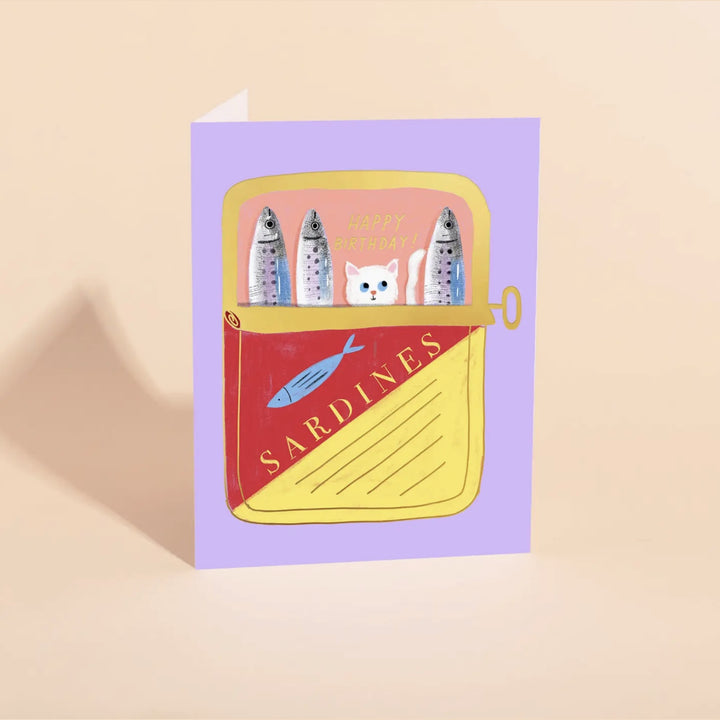 CAROLYN SUZUKI STUDIO TINNED FISH CARD