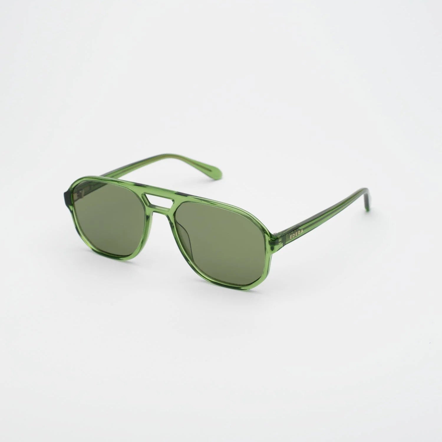 EDERA CLEMENCE SUNGLASSES: MOSS GREEN
