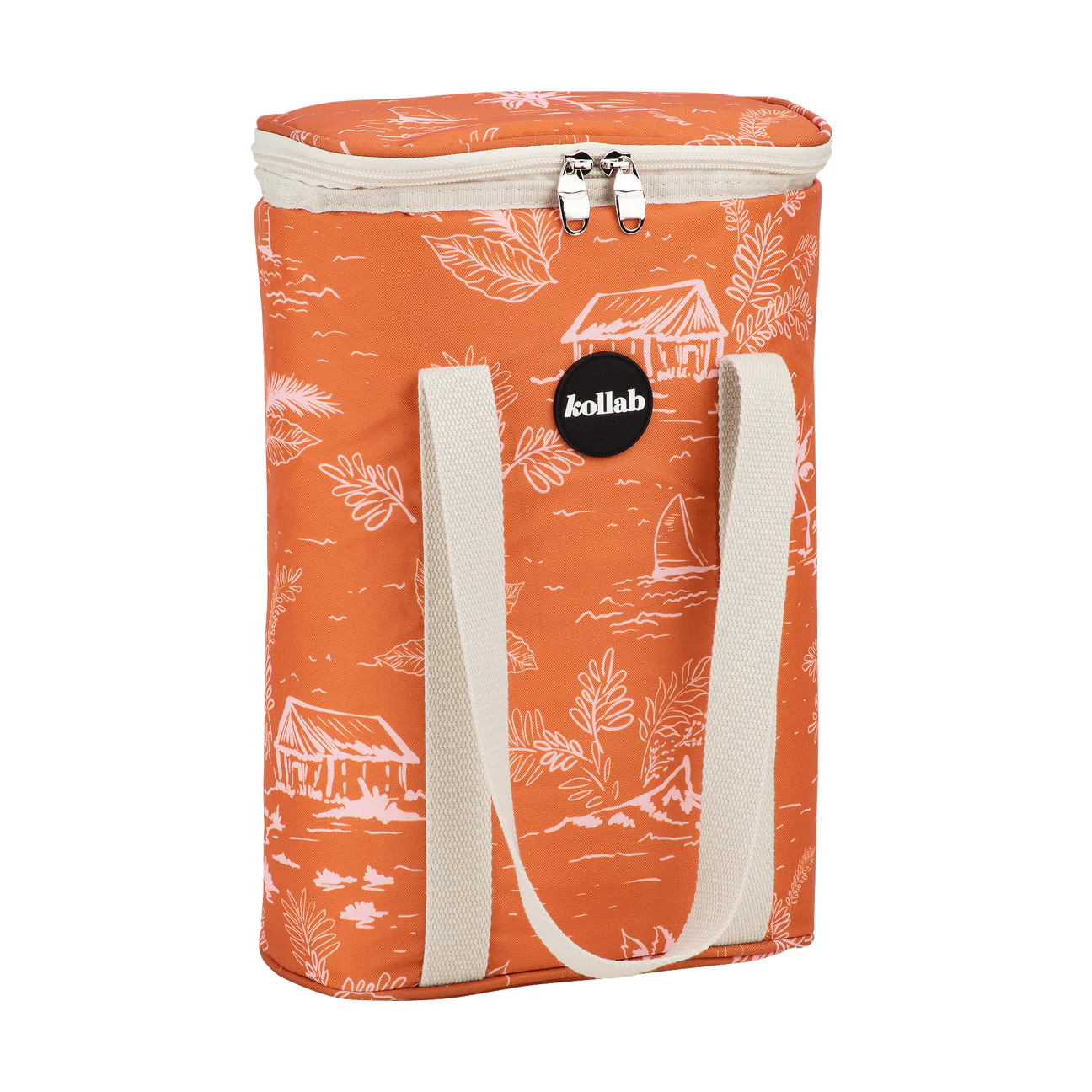 KOLLAB WINE COOLER BAG: COASTAL HAVEN