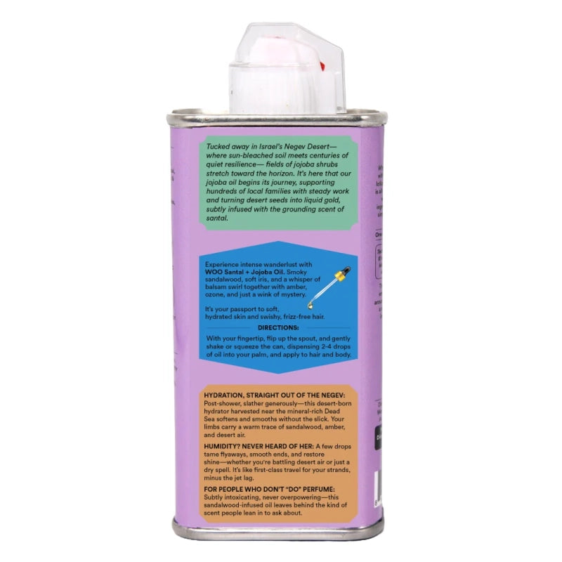 WOO SANTAL + JOJOBA OIL