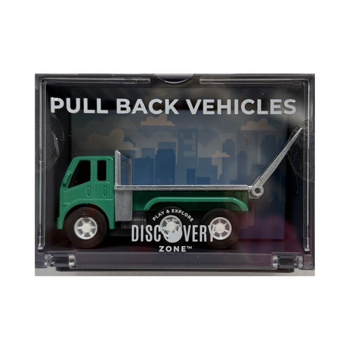 Container truck tray back green