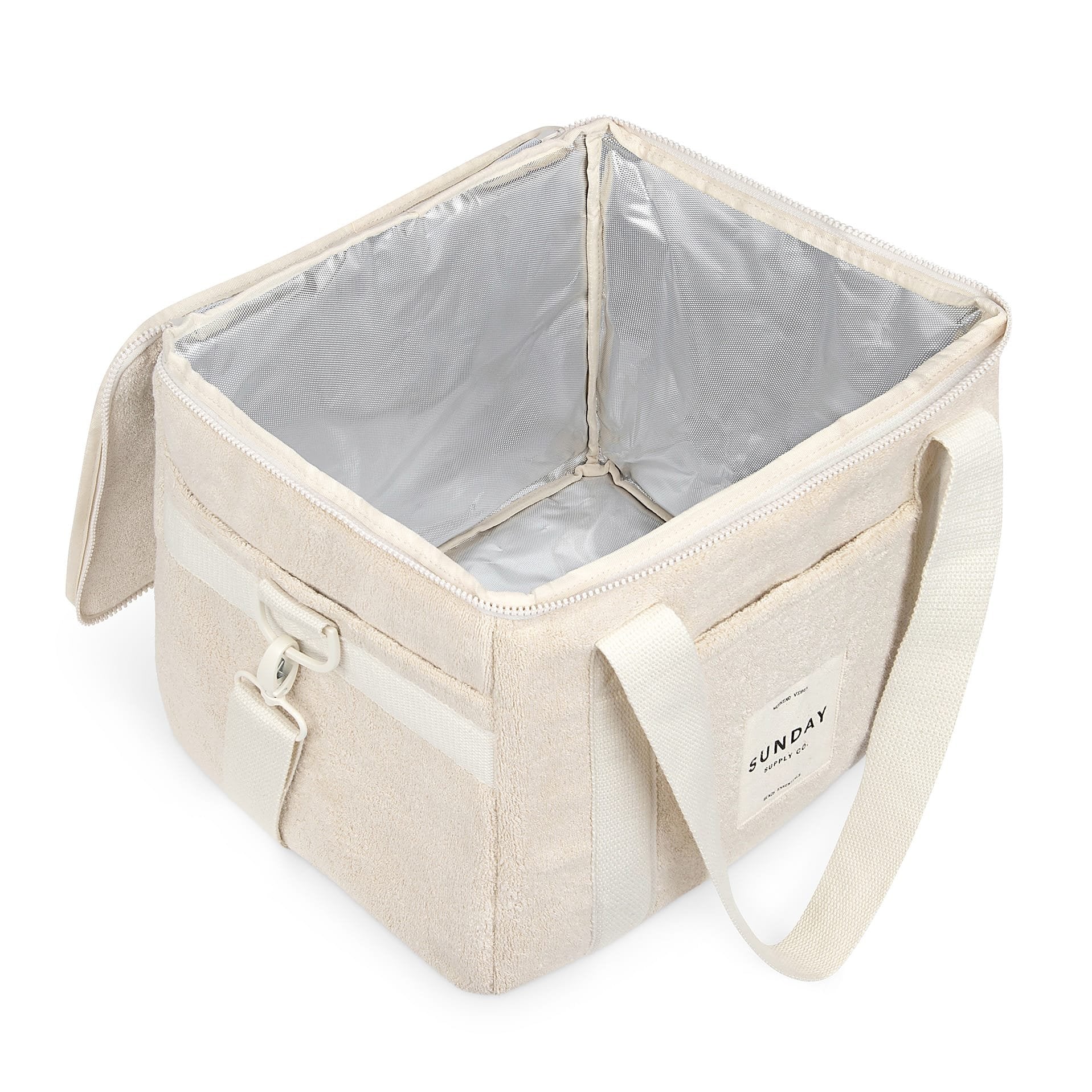 SUNDAY SUPPLY CO TOWELLING COOLER BAG: DUNES