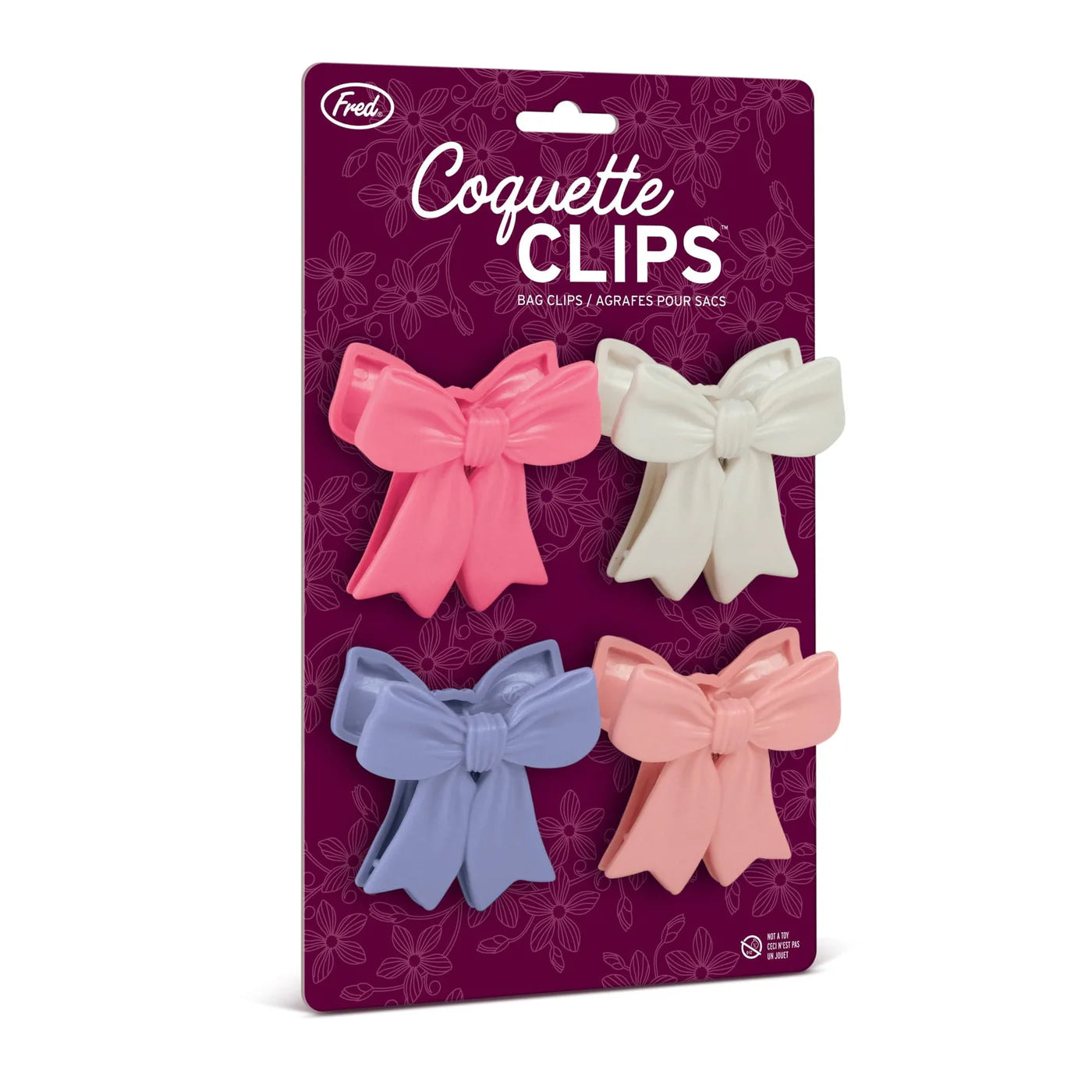 FRED COQUETTE BAG CLIPS SET OF 4