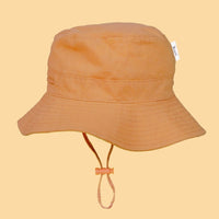 KIIN COTTON SUN HAT: TOFFEE