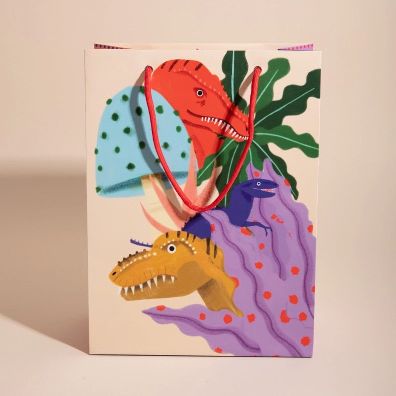 CAROLYN SUZUKI STUDIO DINO FRIENDS GIFT BAG