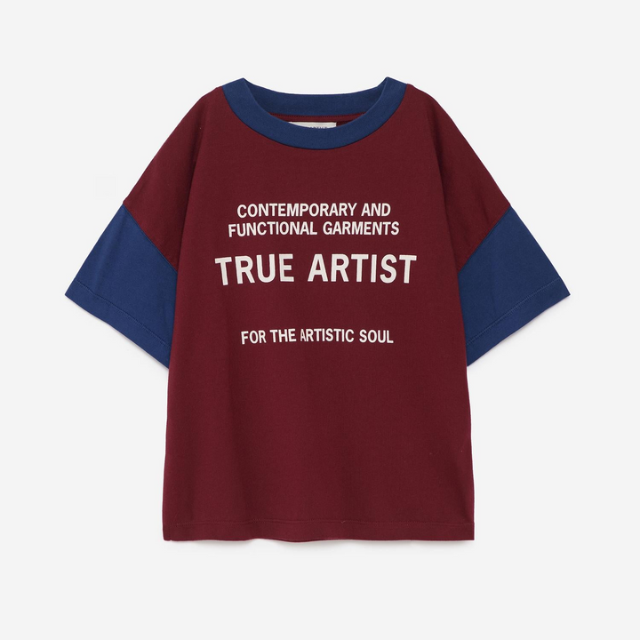TRUE ARTIST TSHIRT Nº18: BURGUNDY RED