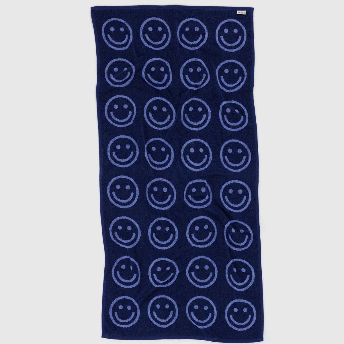 BAGGU BATH TOWEL: HAPPY BLUE