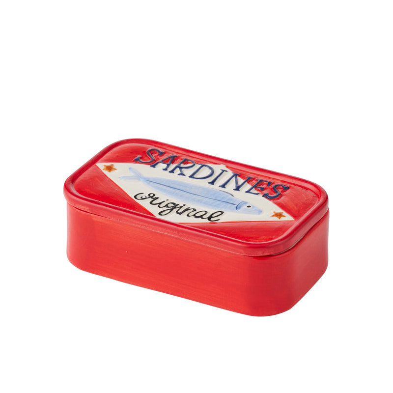 TAVIRA CERAMIC TRINKET BOX: RED