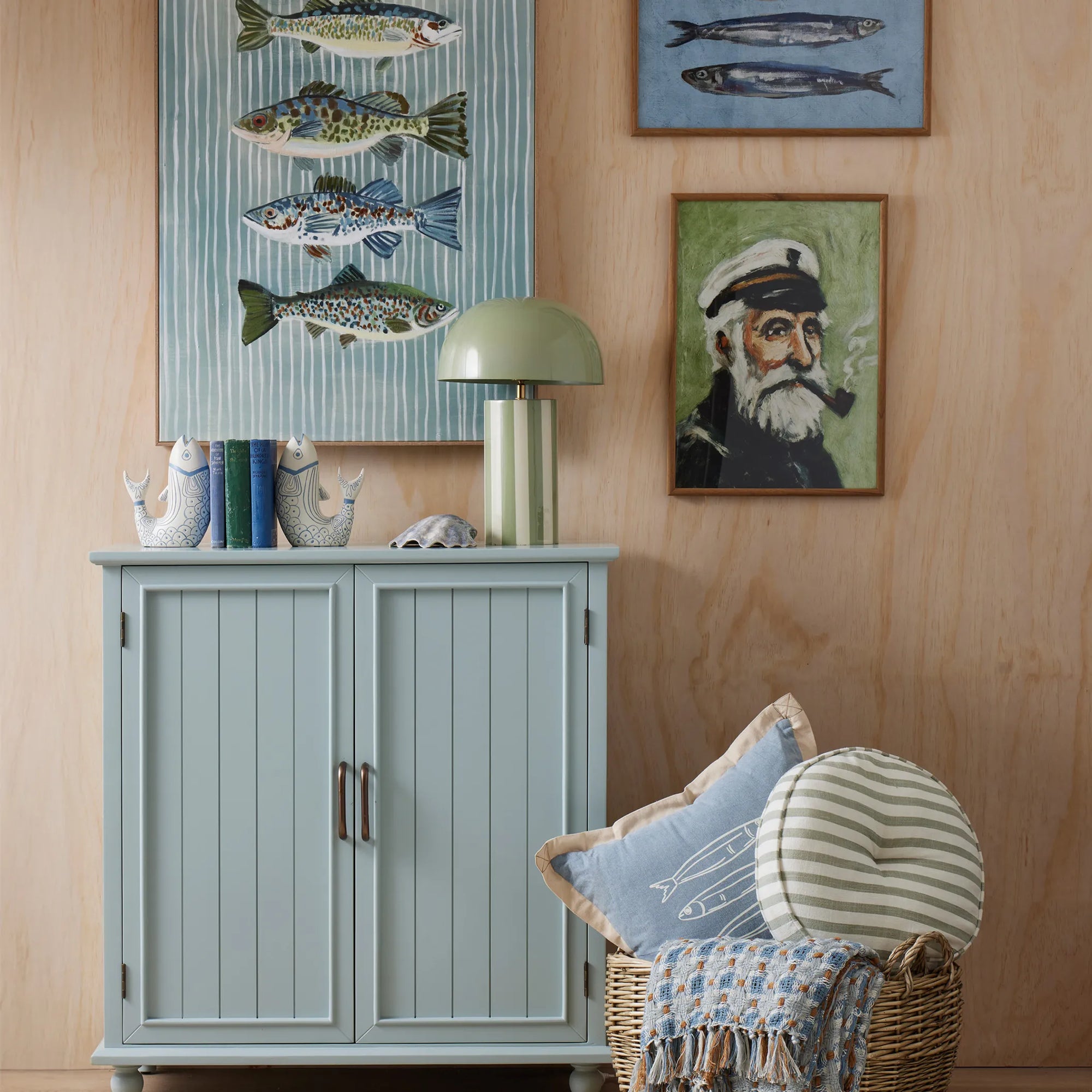 SALTY FRAME GLASS PRINT