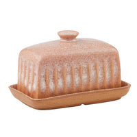 STUDIO CERAMIC BUTTER DISH: ROSA
