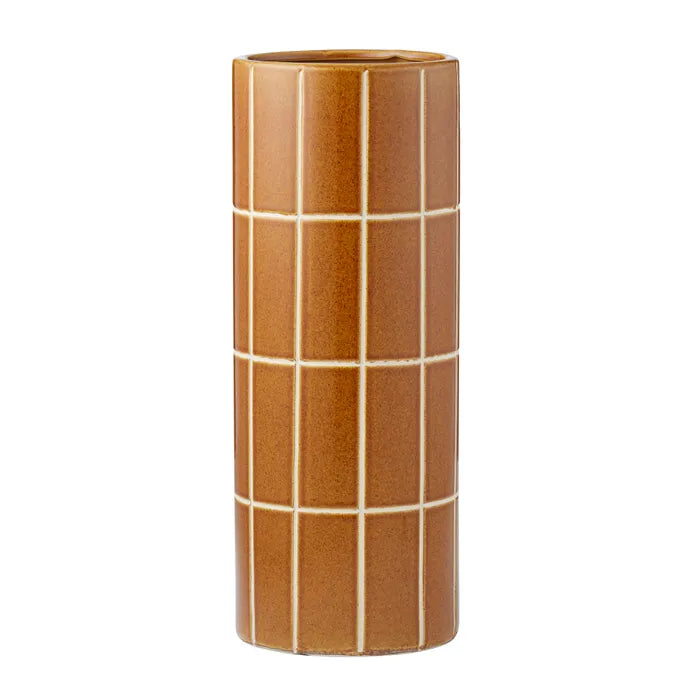 BOYD CERAMIC TILE VASE: TAN