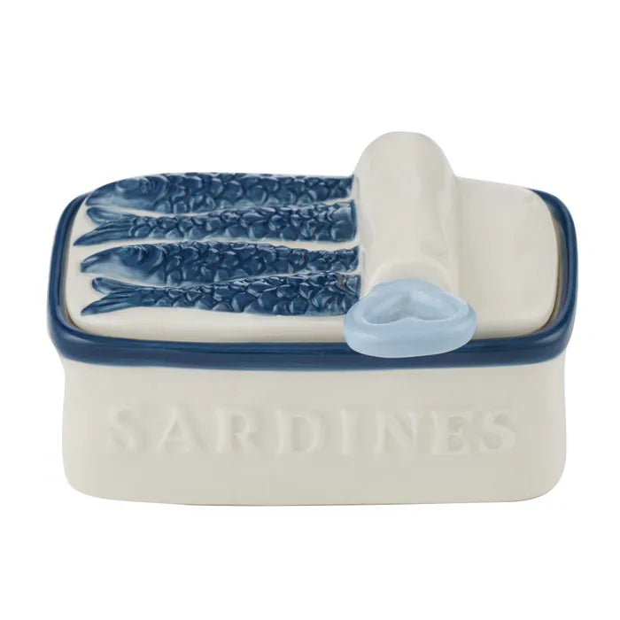 SARDINE CERAMIC TRINKET BOX