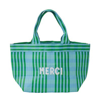 MERCI RECYCLED LUNCH COOLER: GREEN
