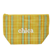 CHICA RECYCLED POUCH: YELLOW