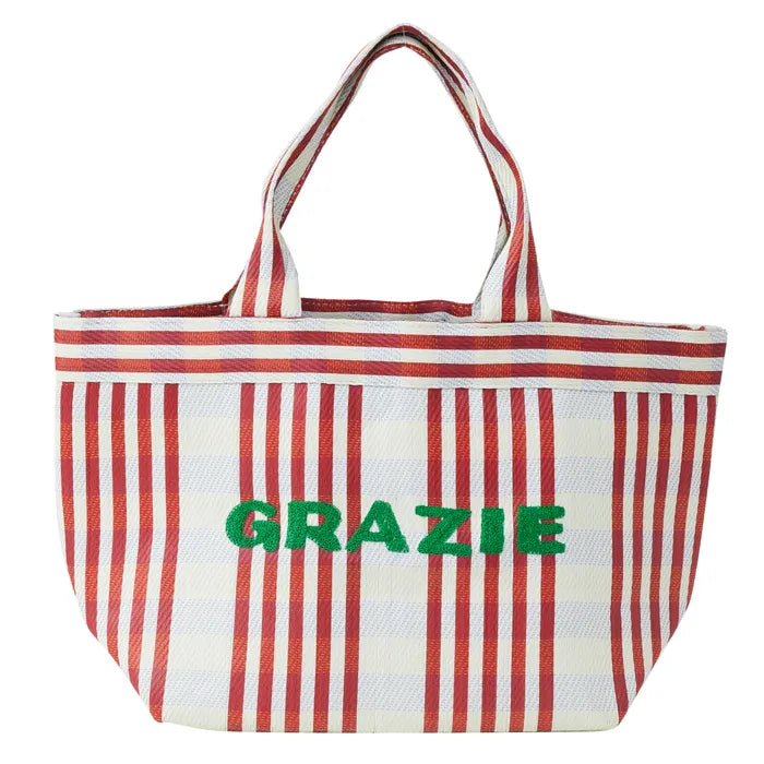 GRAZIE RECYCLED LUNCH COOLER: RED