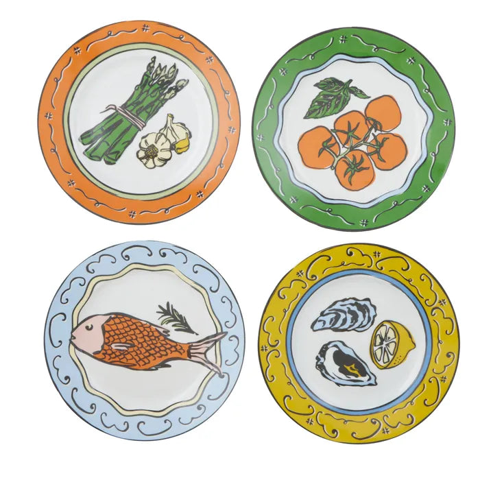 DELI CERAMIC PLATE: ORANGE