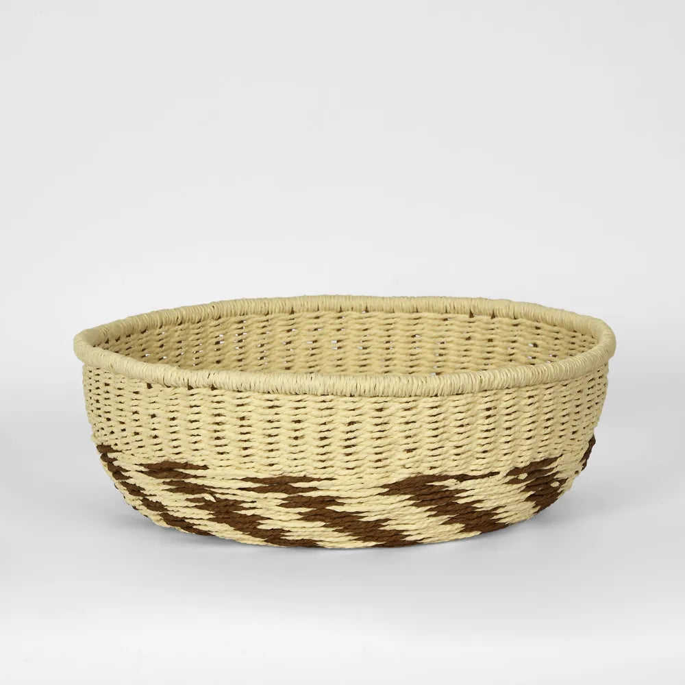 SHIRA BASKET: BROWN NATURAL