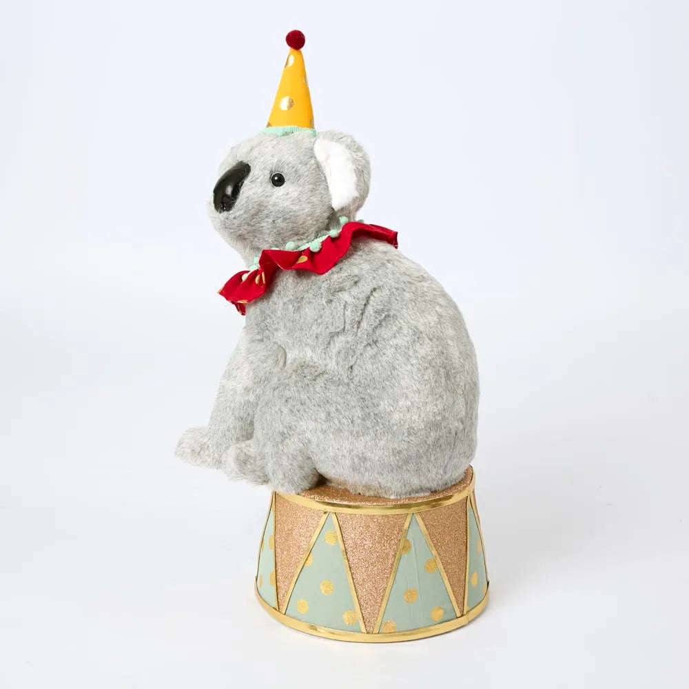 CARNIVAL KOALA ON CIRCUS PLATFORM