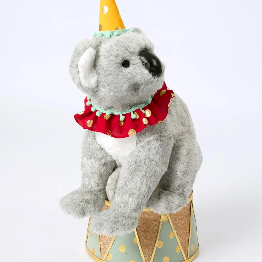 CARNIVAL KOALA ON CIRCUS PLATFORM