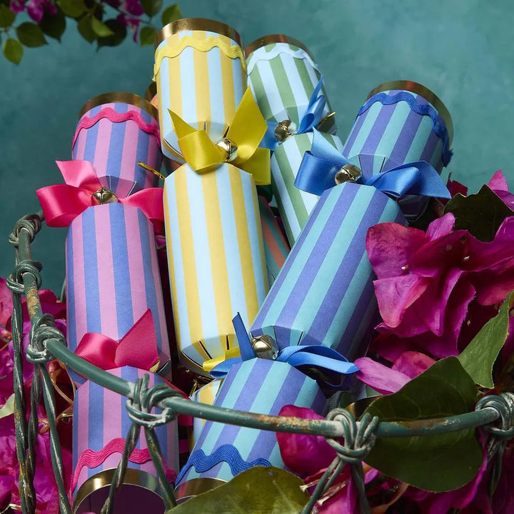 LA DOLCE VITA CRACKERS 6PC: MIXED STRIPES