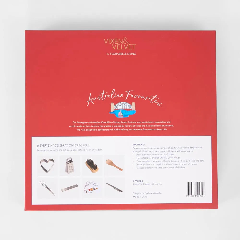 AUSTRALIAN FAVOURITES CRACKERS 6PC