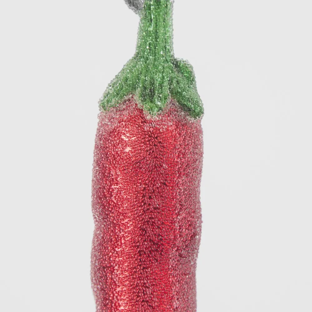 SUGARED CHILLI TREE DECORATION