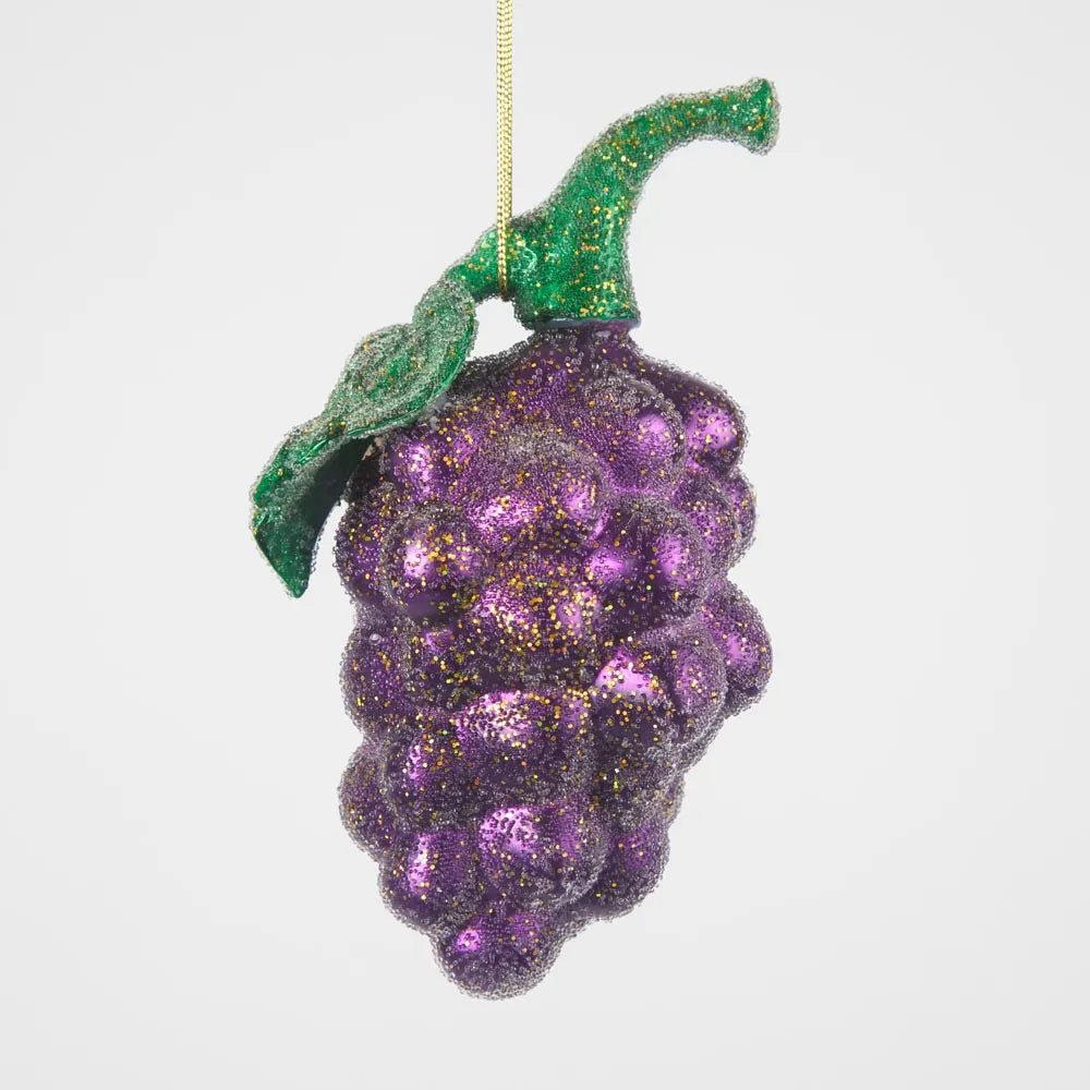 GLITTER GRAPE TREE DECORATION