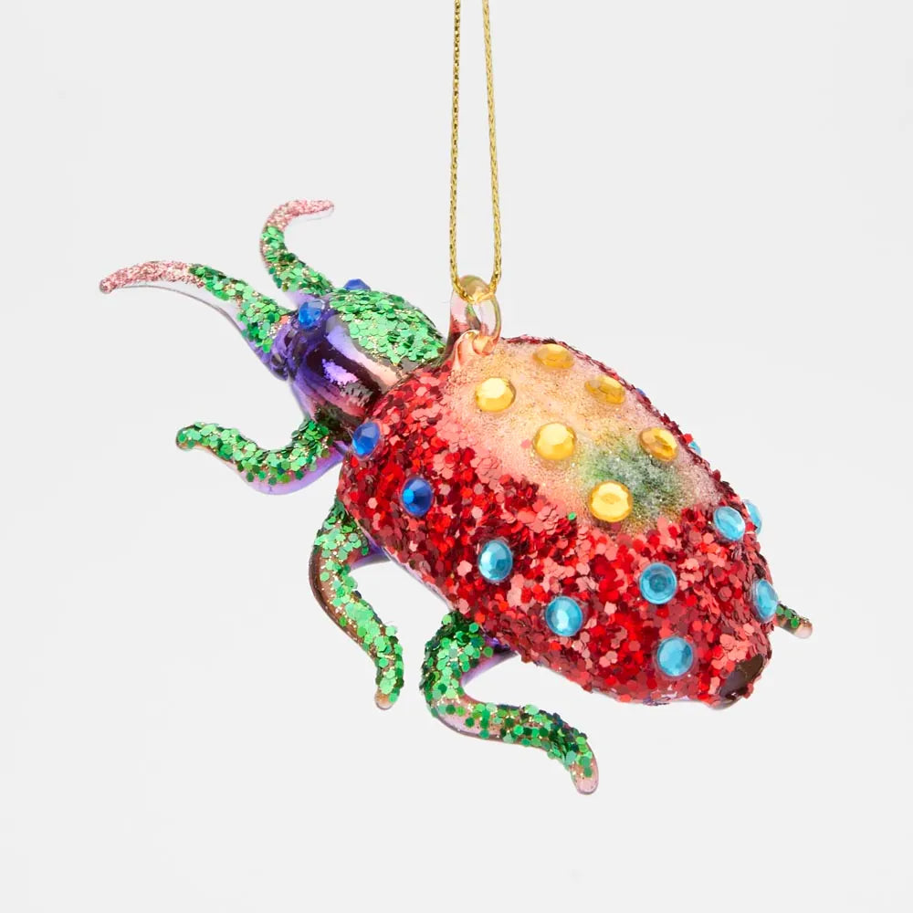 MAJESTIC SUNSET BEETLE DECORATION