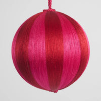 SILK STRIPE BAUBLE: LARGE