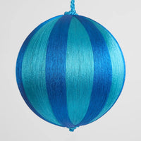 SILK STRIPE BAUBLE: LARGE