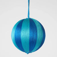 SILK STRIPE BAUBLE: MEDIUM