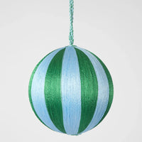SILK STRIPE BAUBLE: MEDIUM