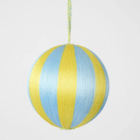 SILK STRIPE BAUBLE: MEDIUM