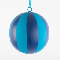 LA DOLCE VITA STRIPED IRON BAUBLE: LARGE