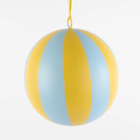 LA DOLCE VITA STRIPED IRON BAUBLE: LARGE