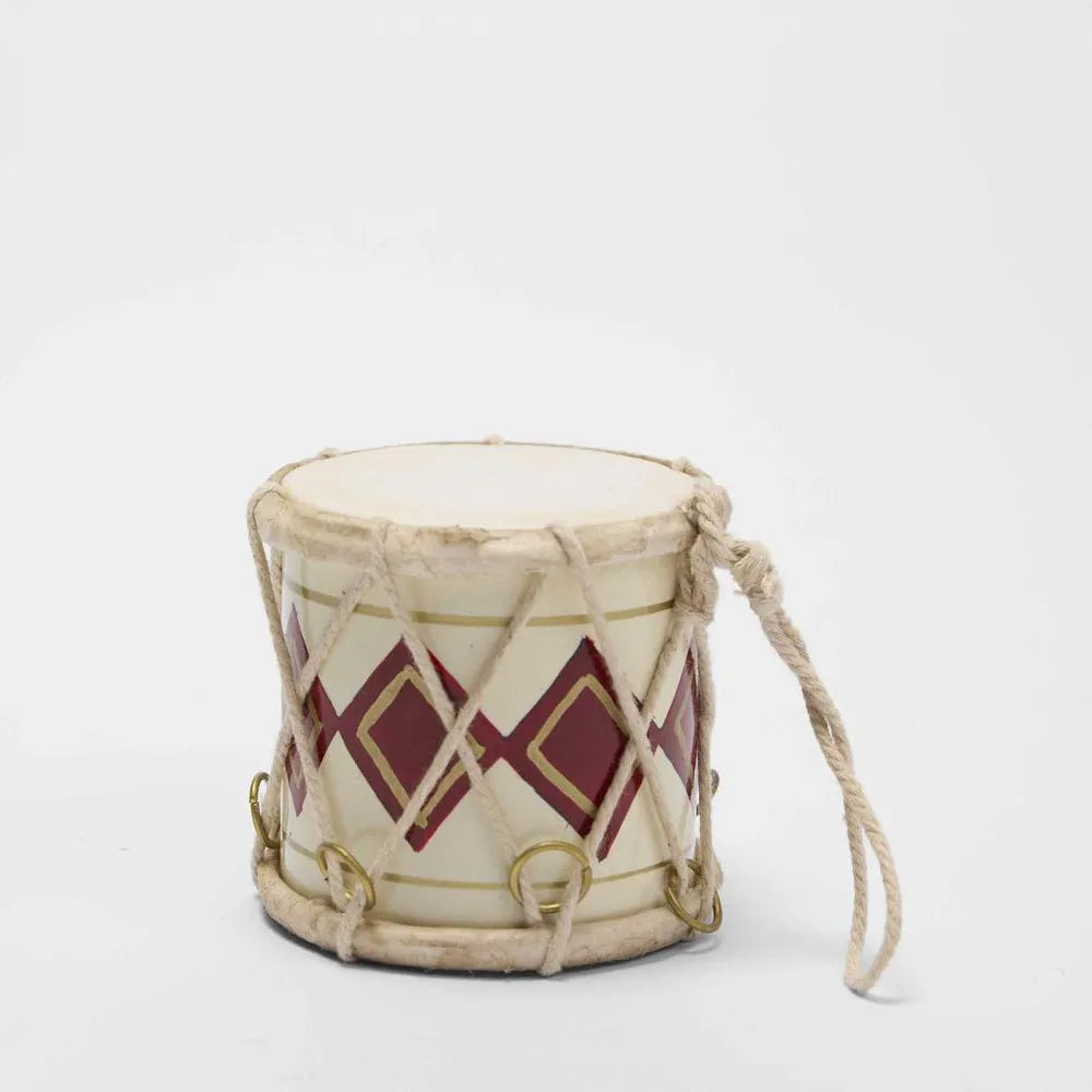 RAWHIDE DIAMOND DRUM: X-SML/RED