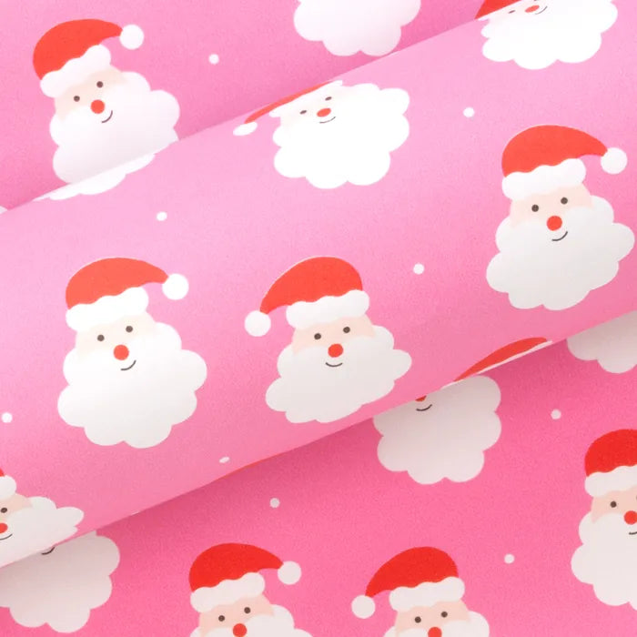 SAINT NICK WRAPPING PAPER: BRIGHT PINK/ 10M