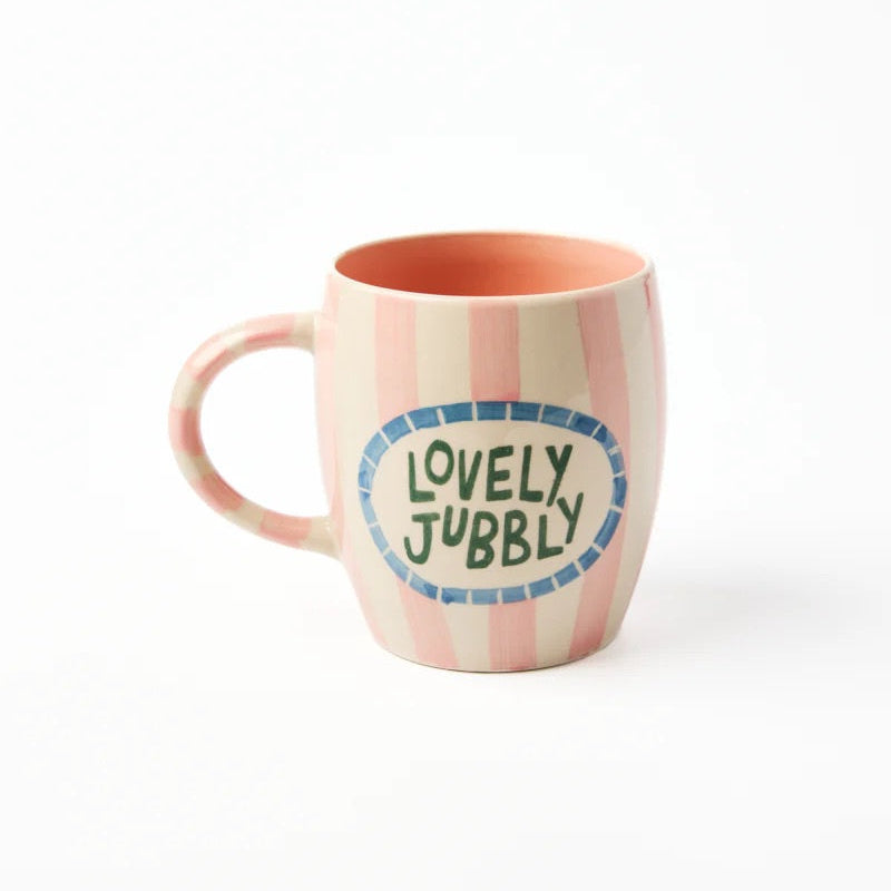 J & CO LOVE NOTES MUG: LOVELY JUBBLY