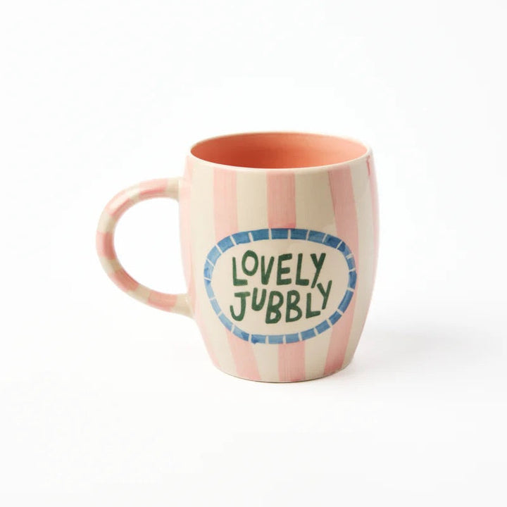J &amp; CO LOVE NOTES MUG: LOVELY JUBBLY