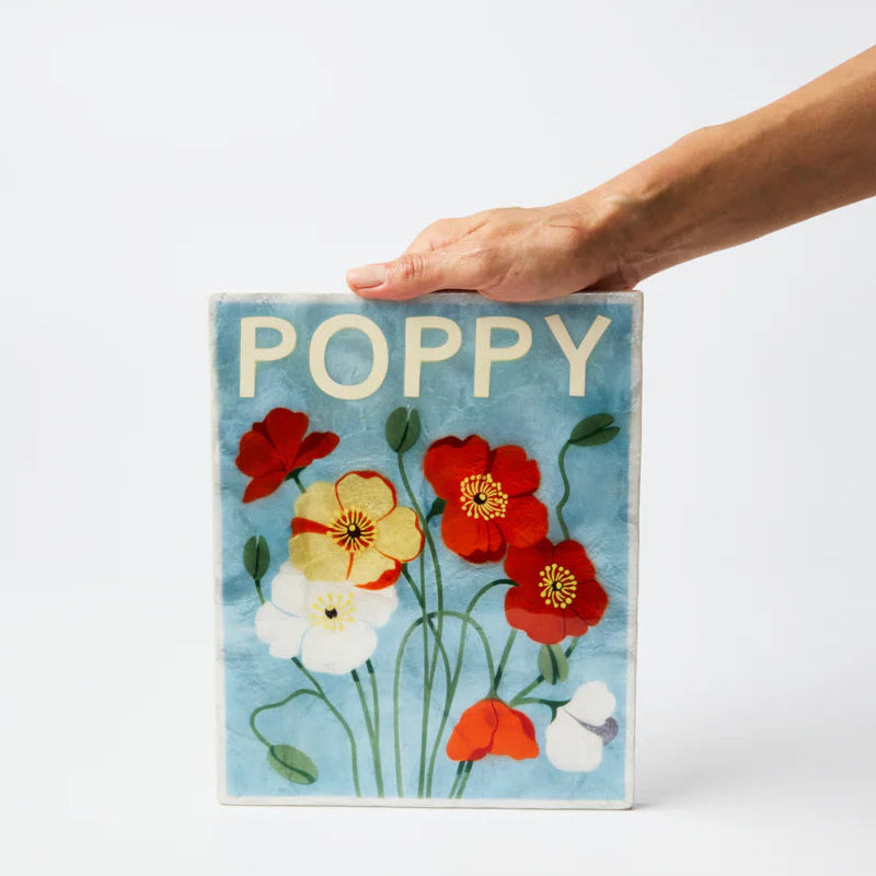 J &amp; CO MARKET WALL ART: POPPY