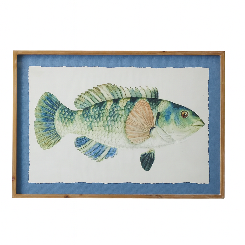 POISSON FRAME GLASS PRINT