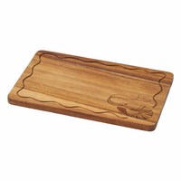 SHACK PRAWN WOODEN SERVING BOARD