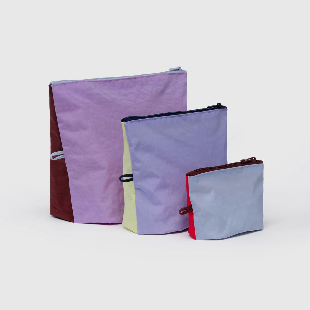 BAGGU GO POUCH SET: KALEIDOSCOPE MIX